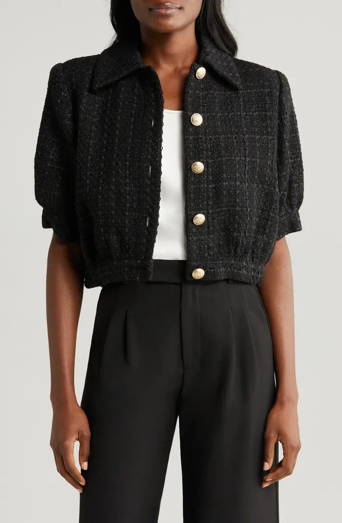 Cove Tweed Crop Jacket | Nordstrom