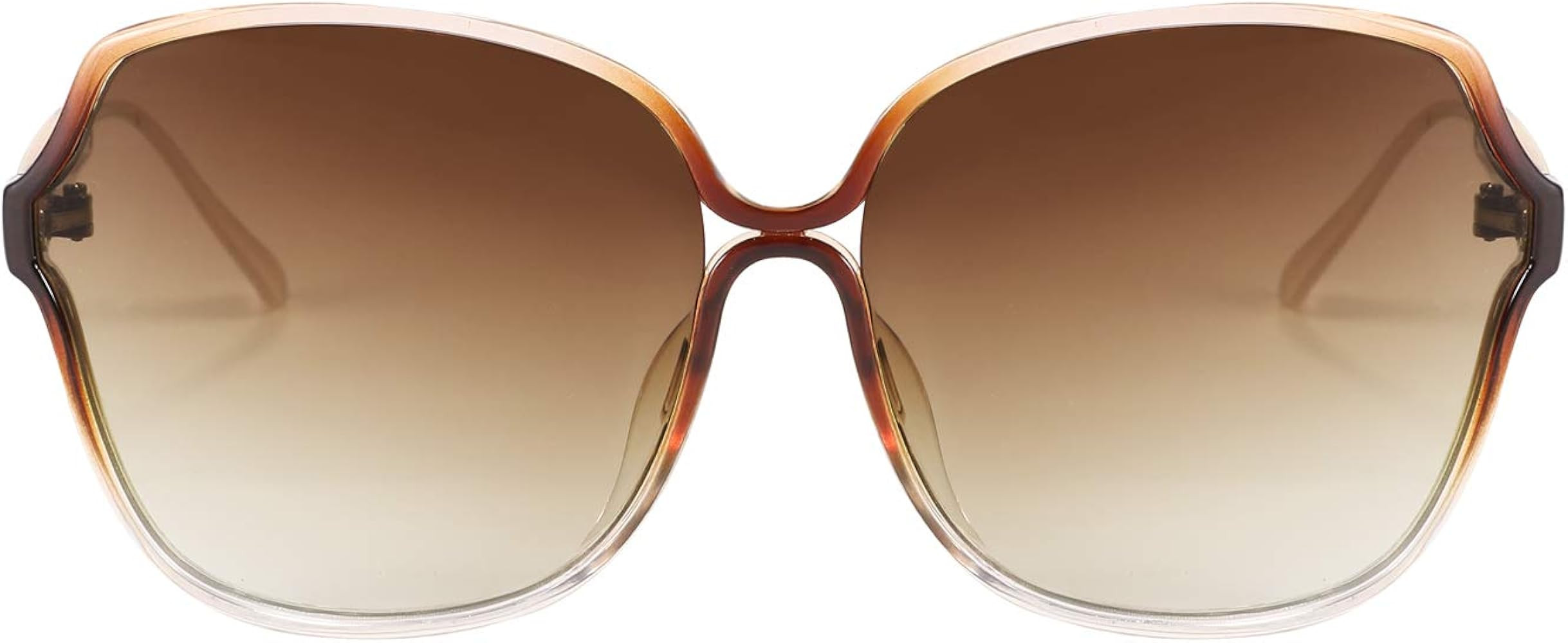 FEISEDY Women Fashion Oversized Sunglasses Trendy Jackie O Butterfly Shades Stylish Gradual Design B | Amazon (US)