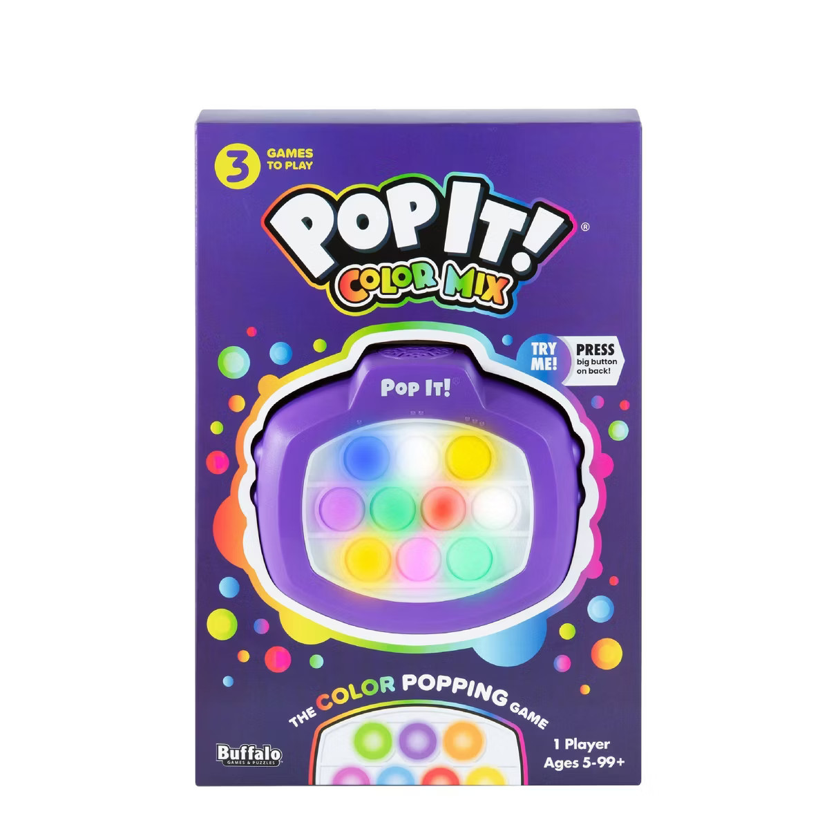 Buffalo Games: Pop It! Pro Color Mix Electronic Game | Target