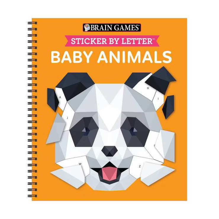 Brain Games - Sticker by Letter: Baby Animals - by  Publications International Ltd & Brain Games ... | Target