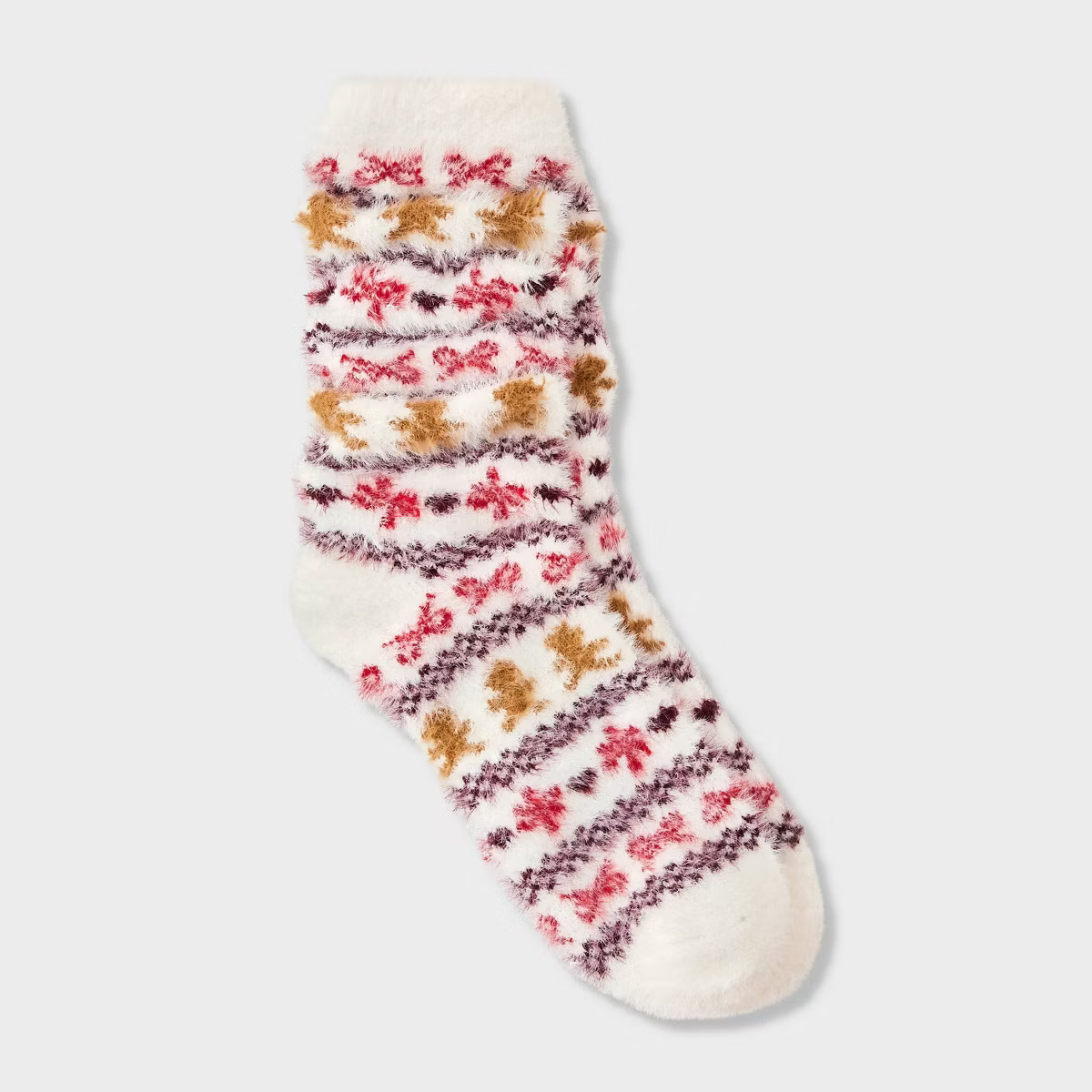 Women's Fuzzy Eyelash Slouch Cozy Crew Socks - Wild Fable™ | Target