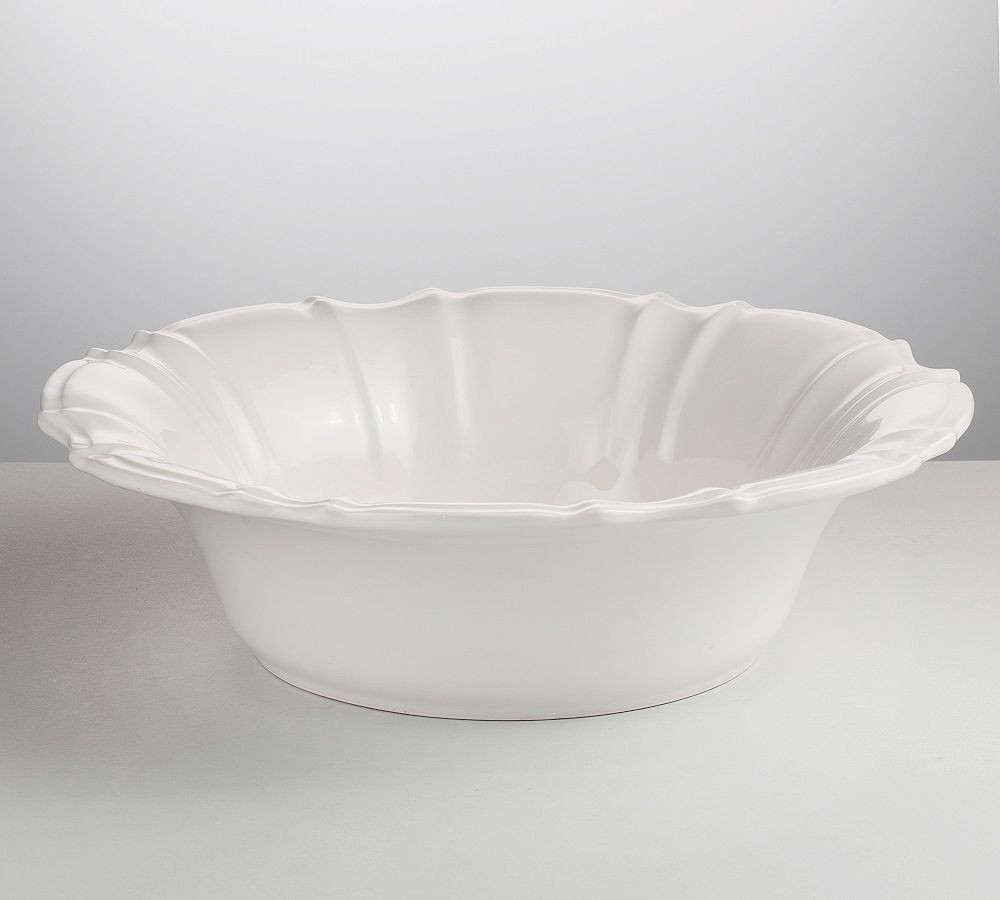 Chloe Earthenware Serving Bowl | Pottery Barn (US)