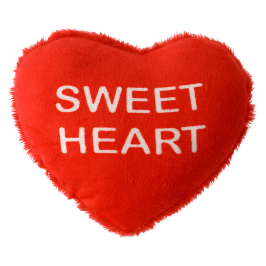 Valentine Candy Heart Pet Toy Plush 6in | Five Below