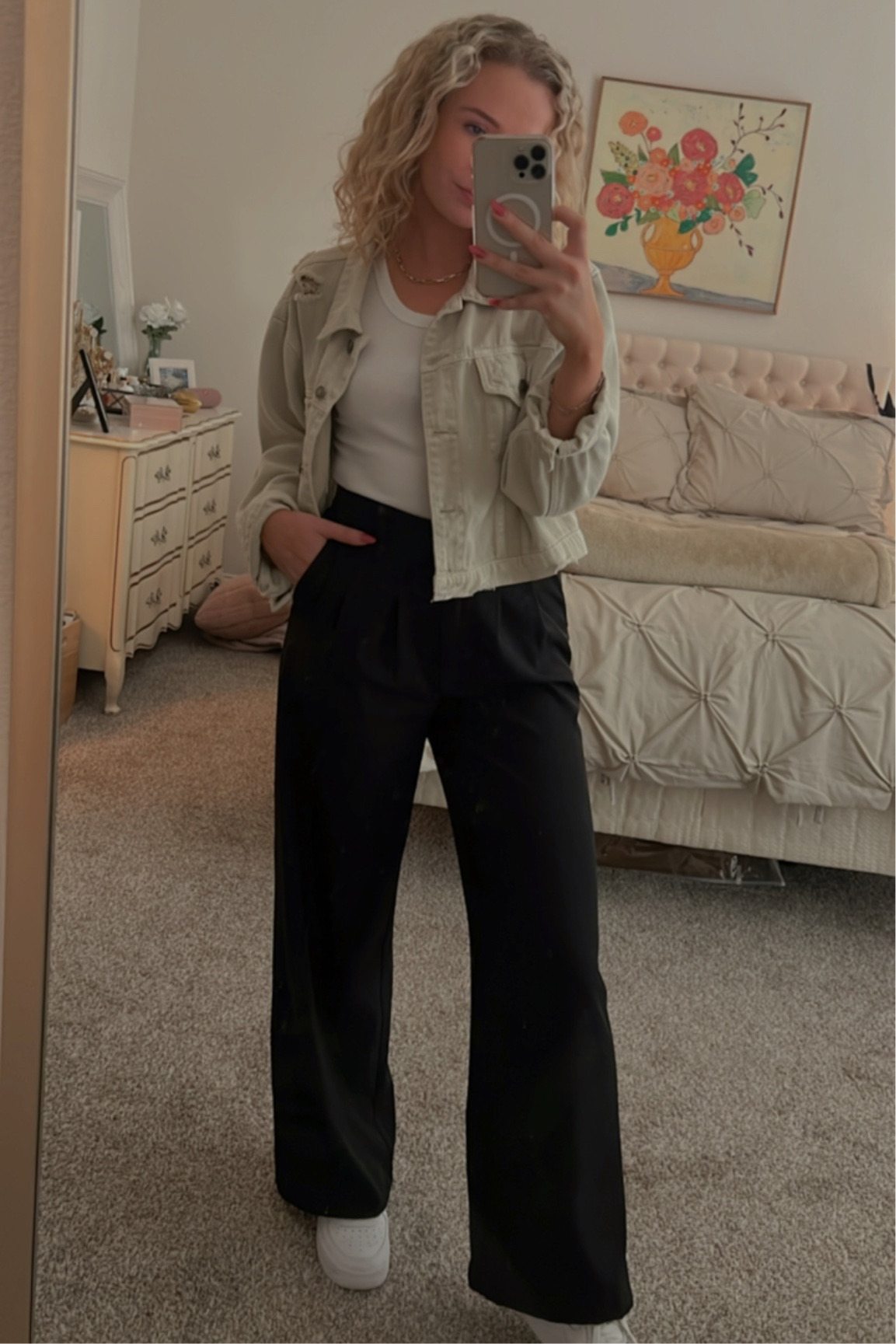 Neutral Monday OOTD 🤍 

#LTKSeasonal #LTKunder50 #LTKfit