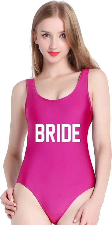 PINJIA Cute One Piece Swimsuit with High Cut and Low Back for Women Bathing Suits | Amazon (US)