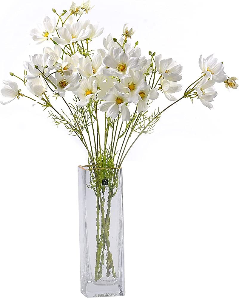 cn-Knight Artificial Wild Flower Cosmos 6pcs Long Stem Coreopsis for Wedding Bridal DIY Bouquet H... | Amazon (US)