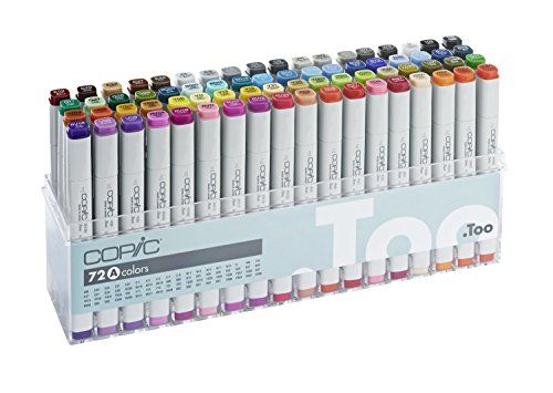 Copic markers Classic.72 color set A | Amazon (US)