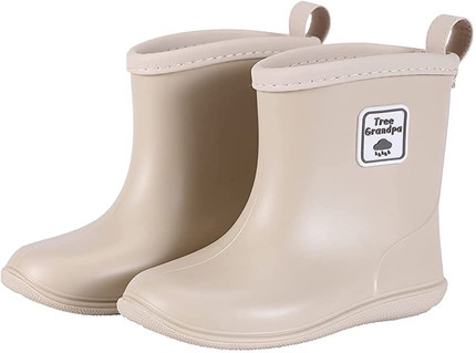 Click for more info about Tree Grandpa Toddler Rain Boots Baby Kids Easy-on Rain shoes Children Waterproof Shoes for Boys G...