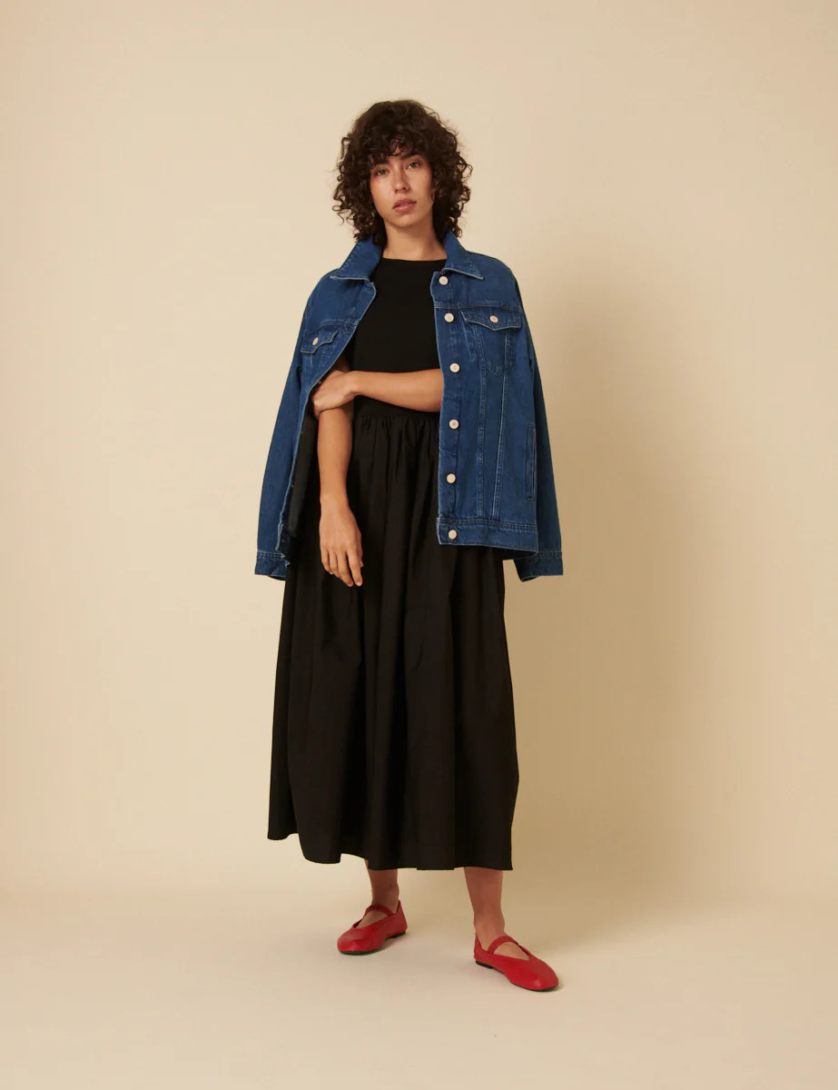 Mid Wash Denim Oversized Jacket | Nobody's Child