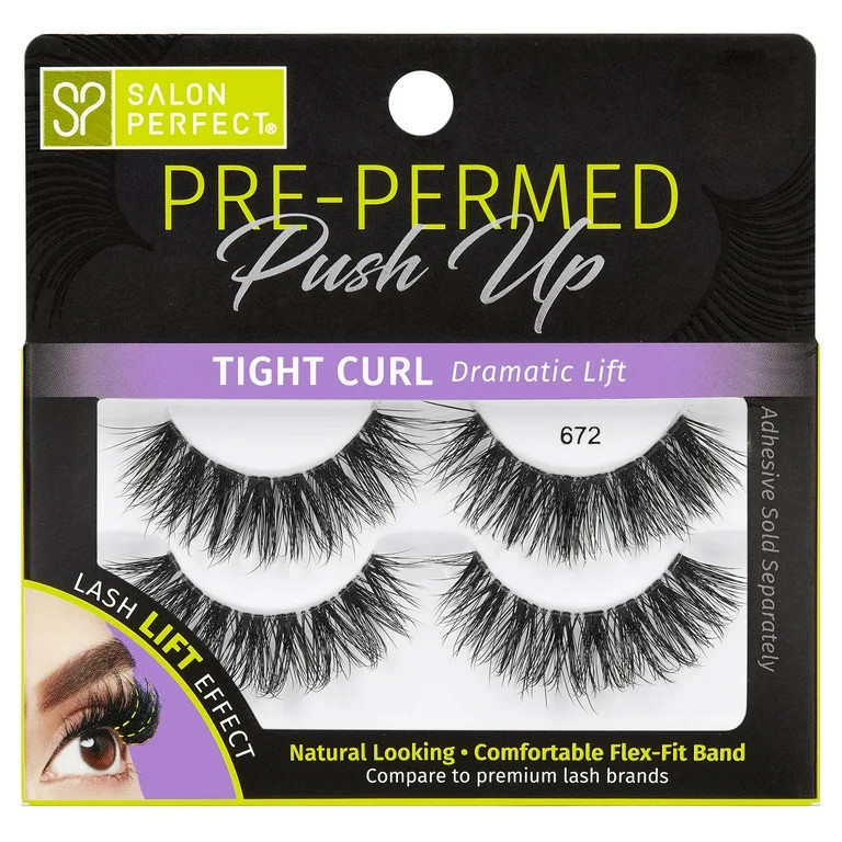 Salon Perfect Pre-Permed Lash, 672, 2 pairs | Walmart (US)