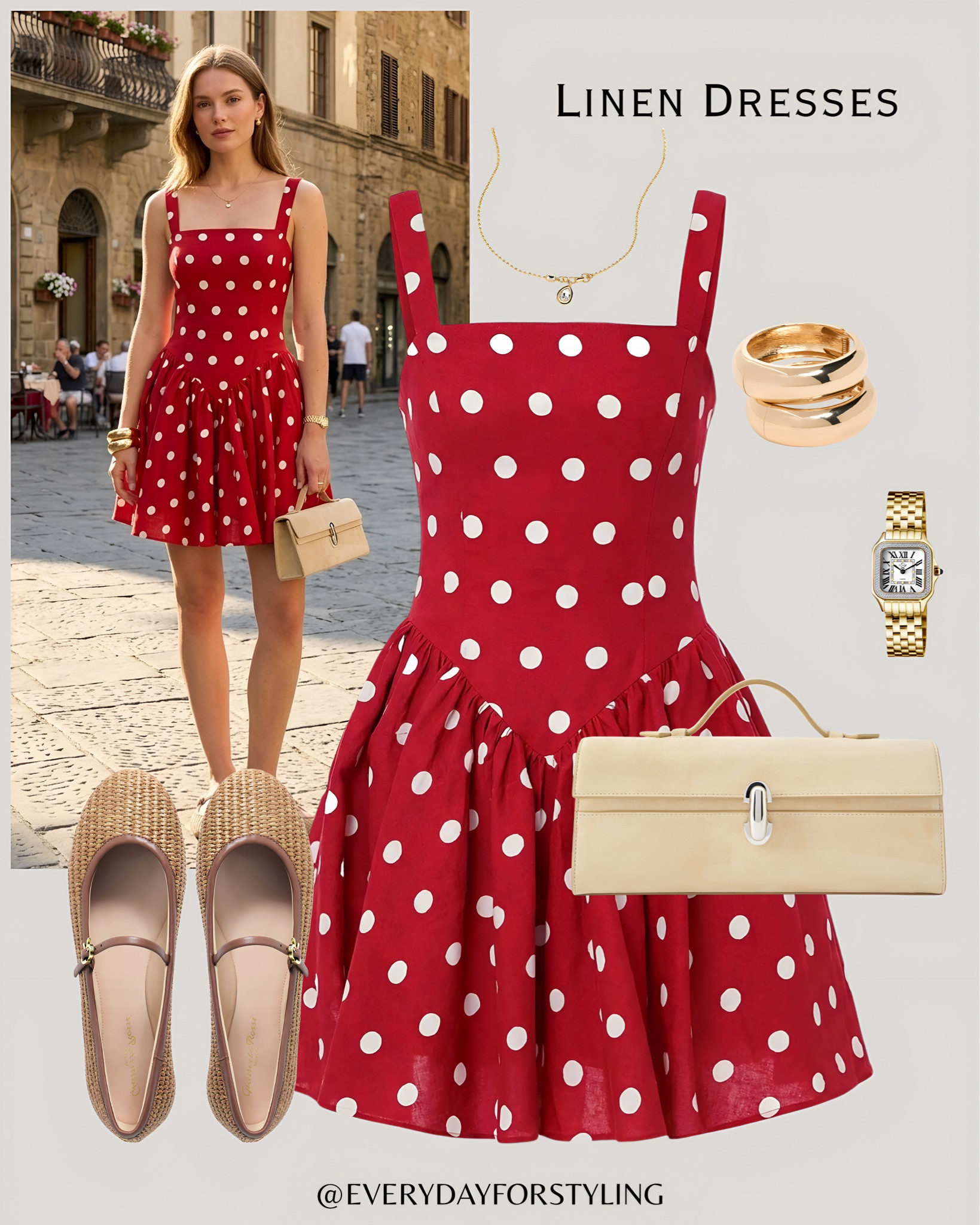 The dress that makes every cobblestone street feel like your personal runway ❤️‍🔥

linen dress outfit ideas, summer dresses women, chic summer outfits, vacation outfit ideas women, elevated casual style, resort wear dresses, linen dress summer 2026, mini dresses, summer wedding guest dress, chic beach outfit women, put together outfits women, affordable luxury fashion, European style fashion, linen dress styling, how to look expensive, summer outfit ideas, printed linen dress, belted dress outfit, polka dot linen dress, palm print dress styling, effortless summer dresses, everydayforstyling 

#LinenDressSummer, #VacationDressInspo, #SummerDressEdit2026, #ResortWearStyle, #LinenDressStyling



#LTKootd #LTKTravel #LTKSeasonal