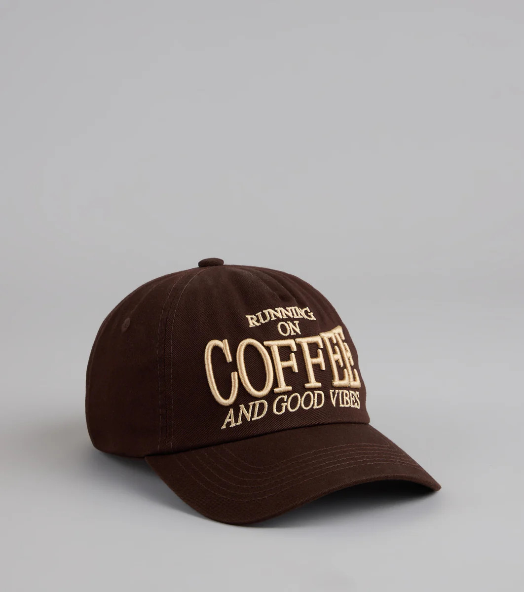 Running On Coffee Baseball Cap | Windsor Stores