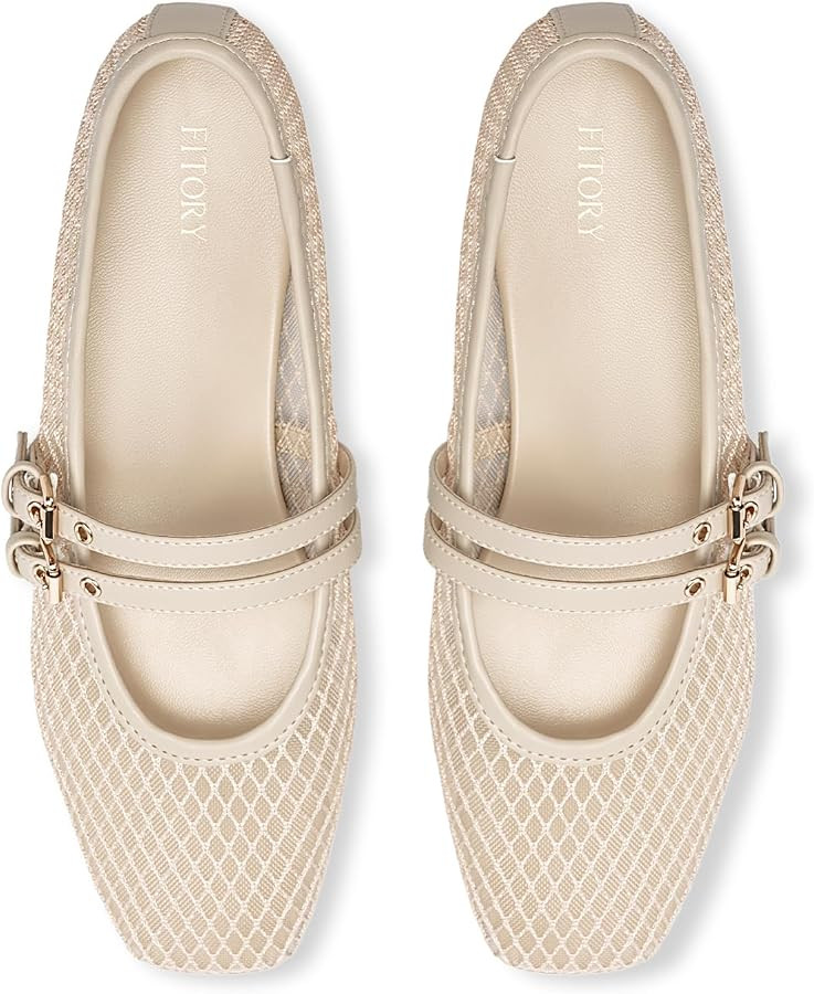 FITORY Mary Jane Shoes Women, Dress Ballet Flats Work Business Casual | Amazon (US)