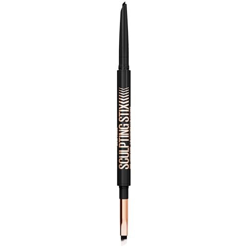 MAYBELLINE Sculpting Stix 2-in-1 Eyeliner, Dual Ended Black Eye Liner With Up to 24HR Wear, Smudge and Sweat-Resistant Eye Makeup Formula, Black Blur, 1 Count | Amazon (US)