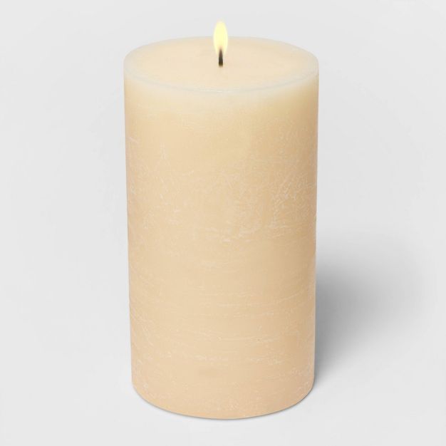 Pillar Vanilla Bean and Amber Candle - Threshold™ | Target