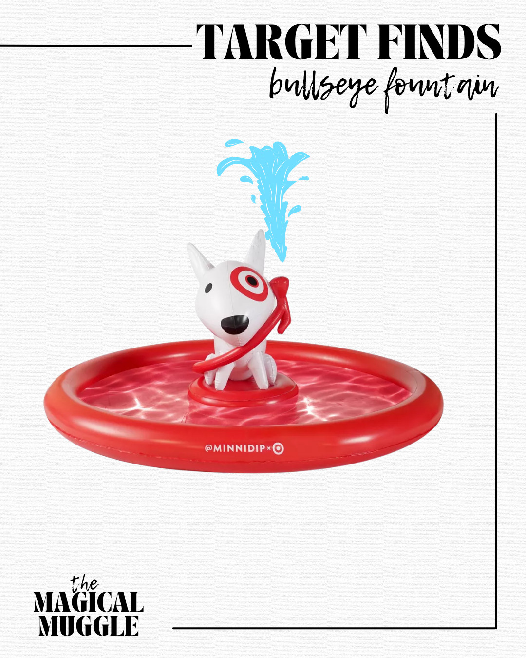 Bulleye splash fountain for your mini target goers!  

 #LTKSummerEdit #LTKSeasonal #LTKKids