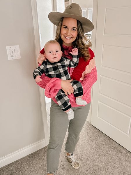 A rare photo of a mom going on a date and cuddling with her 5 month chunky before she leaves!❤️🩷🤍🖤#valentines 

#LTKbaby #LTKSeasonal #LTKfindsunder50