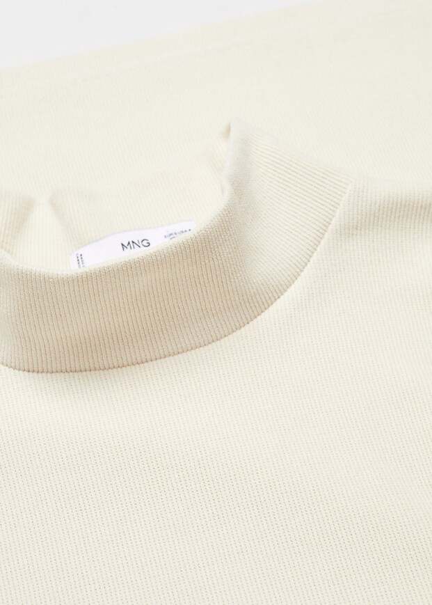 Sudadera cuello perkins -  Mujer | Mango USA | MANGO (US)