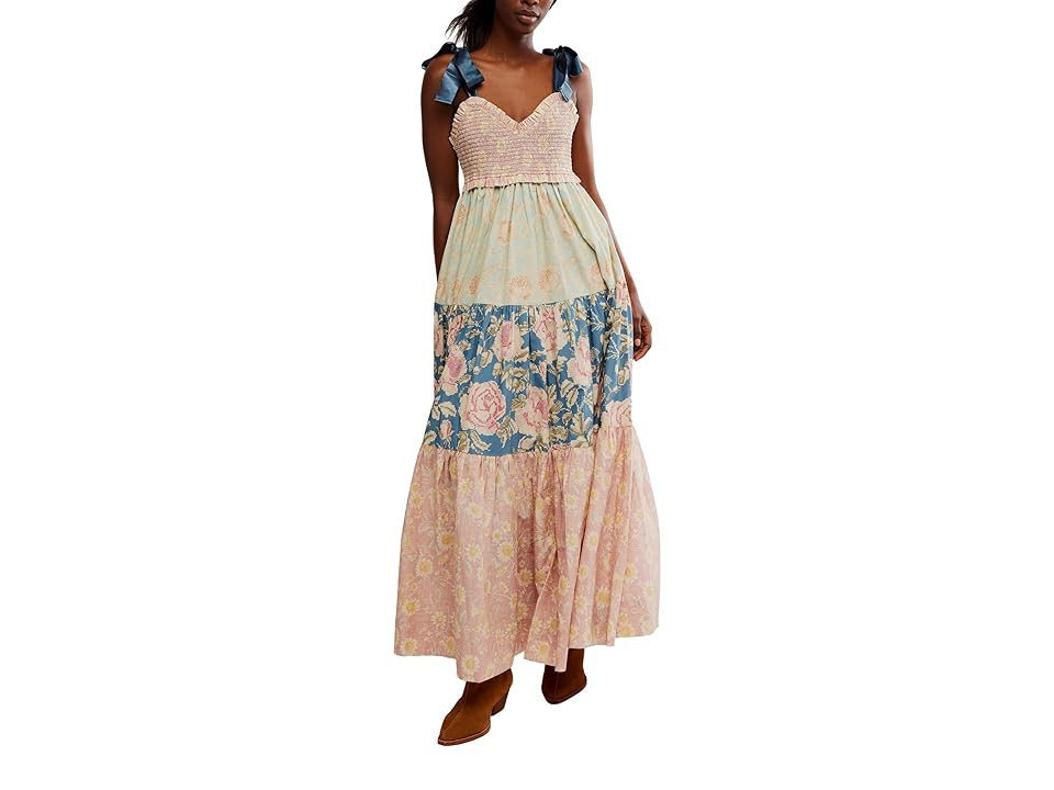 Free People Bluebell Maxi Women's Dress Antique Combo : LG, Cotton | Zappos