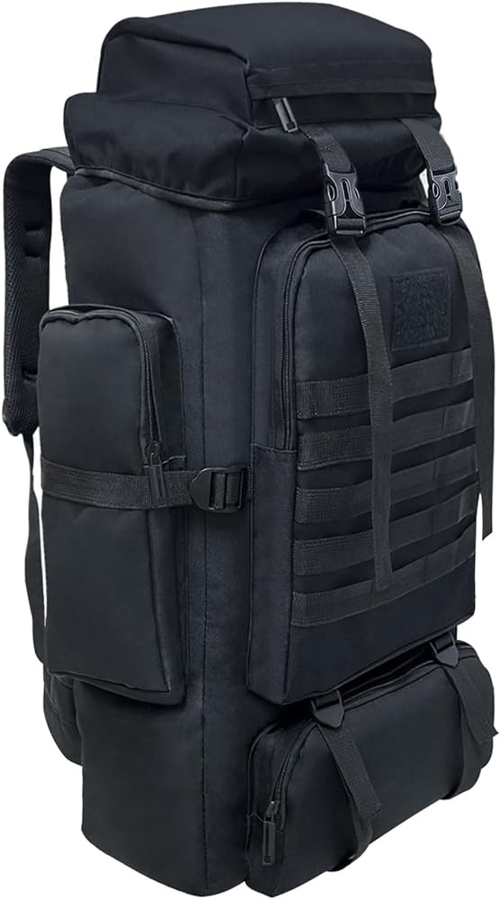 Amazon.com: Ogetok 80L Camping Hiking Military Tactical Backpack,Water Resistant Large Travel Day... | Amazon (US)
