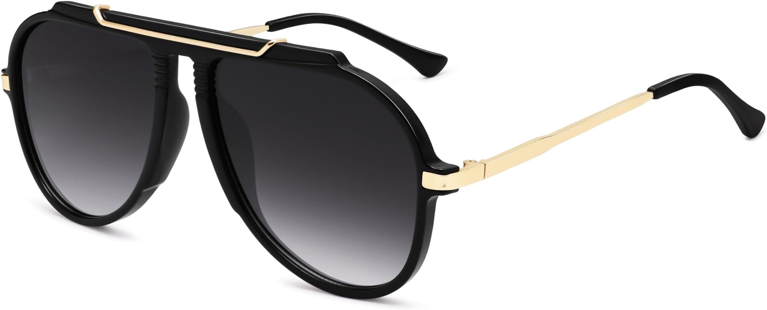 SOJOS Retro Oversized 70s 90s Aviator Sunglasses for Women Men Trendy Vintage Square Sun Glasses ... | Amazon (US)