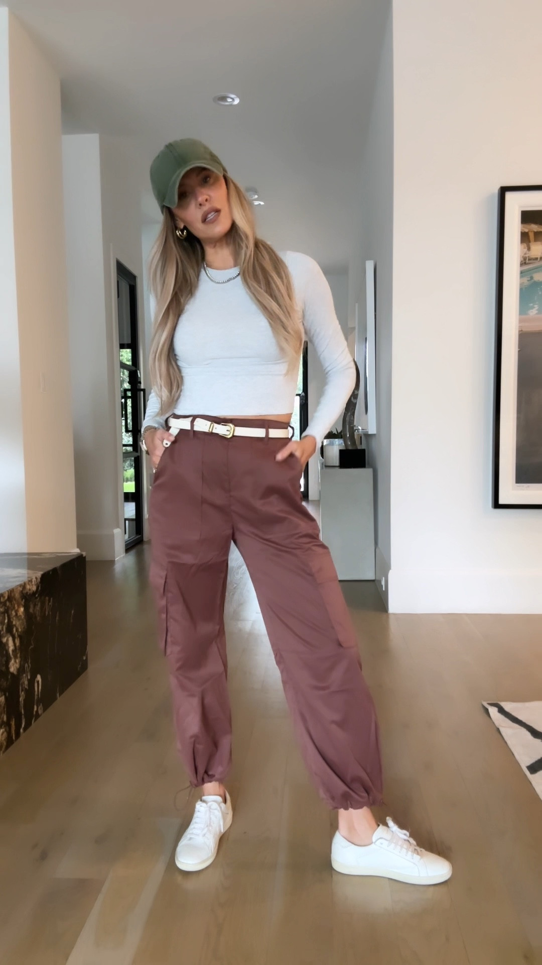 Monday #KERRentlyWearingFitCheck // Top: small, pants: small, lip color: major lip liner all over  // Cannot for the life of me find the pants anywhere online but I legit JUST GOT THEM at Walmart! Maybe try in store! 

#LTKover40 #LTKfindsunder50 #LTKstyletip