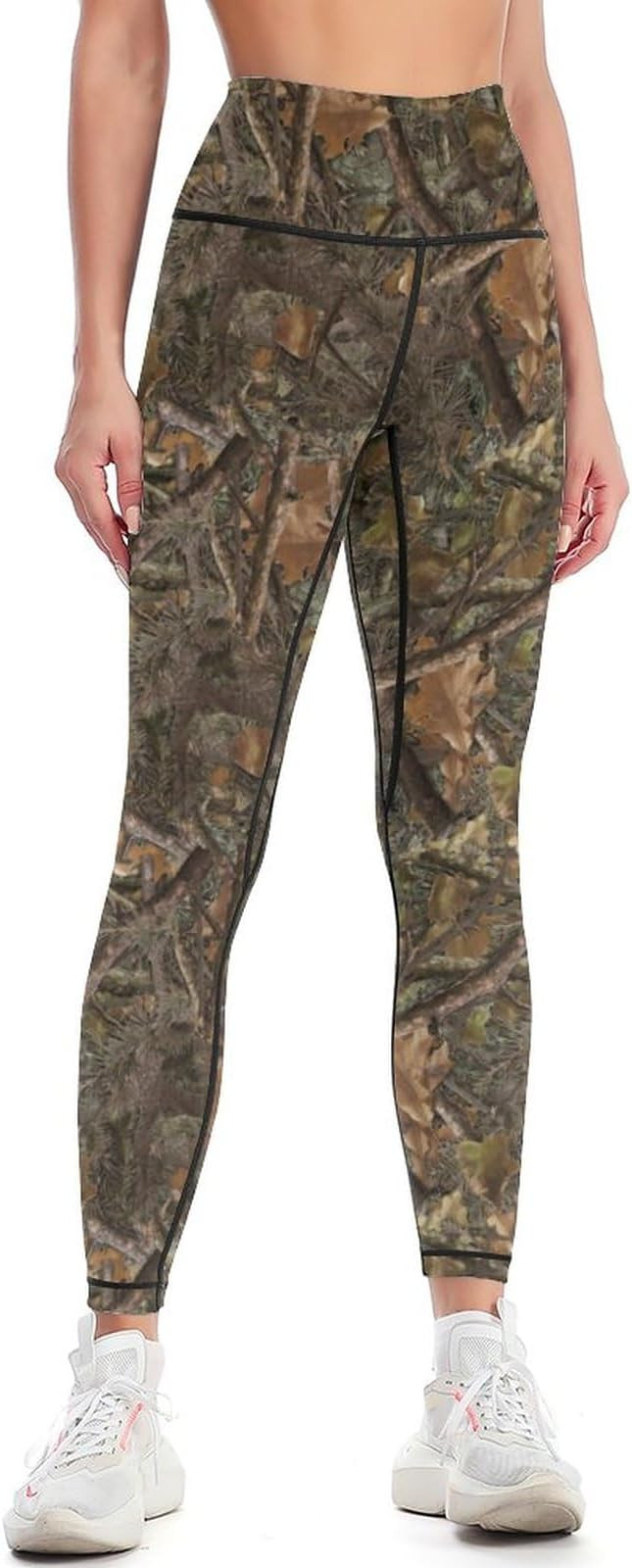 High Waisted Yoga Pants for Women 4-Way Stretch Soft Running Workout Leggings Athletic Yoga Pants | Amazon (US)