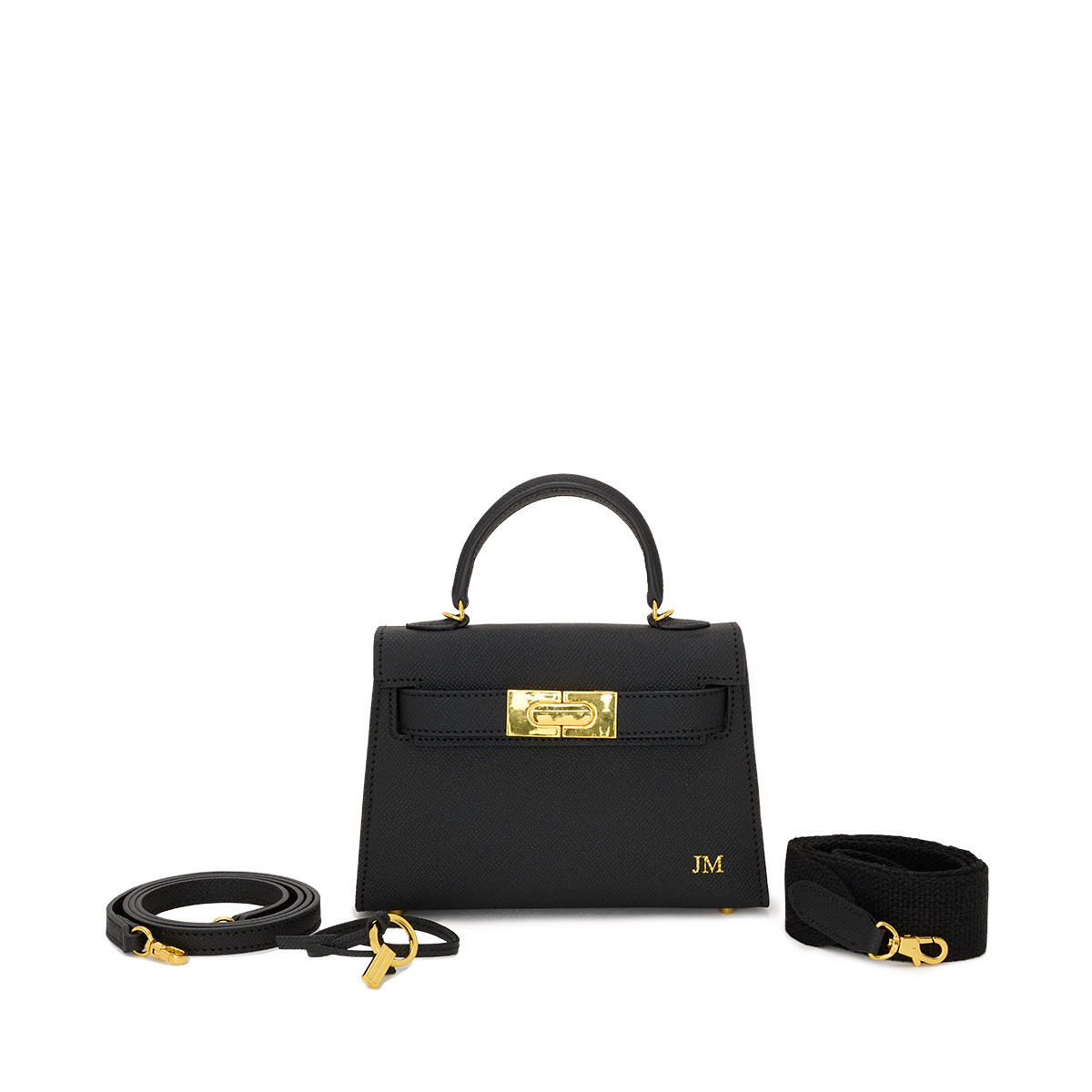 Lily and Bean Evie Leather Bag Black | Lily and Bean