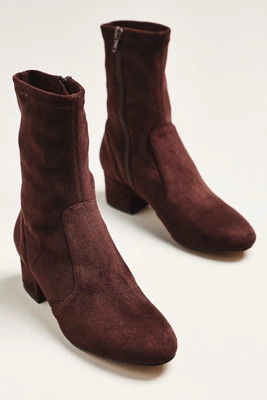 Silent D Block-Heel Ankle Boots | Anthropologie (US)
