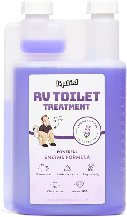 Liquified RV Toilet Treatment - Black Holding Tank Digester - Odor Eliminator - Lavender Scent - ... | Amazon (US)