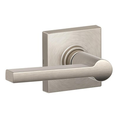 Dexter by Schlage  Dexter Solstice-Collins Satin Nickel Universal Passage Door Handle | Lowe's