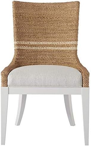 Amazon.com - Escape Siesta Key Rattan Dining Chair in White Finish Set of Two - Chairs | Amazon (US)