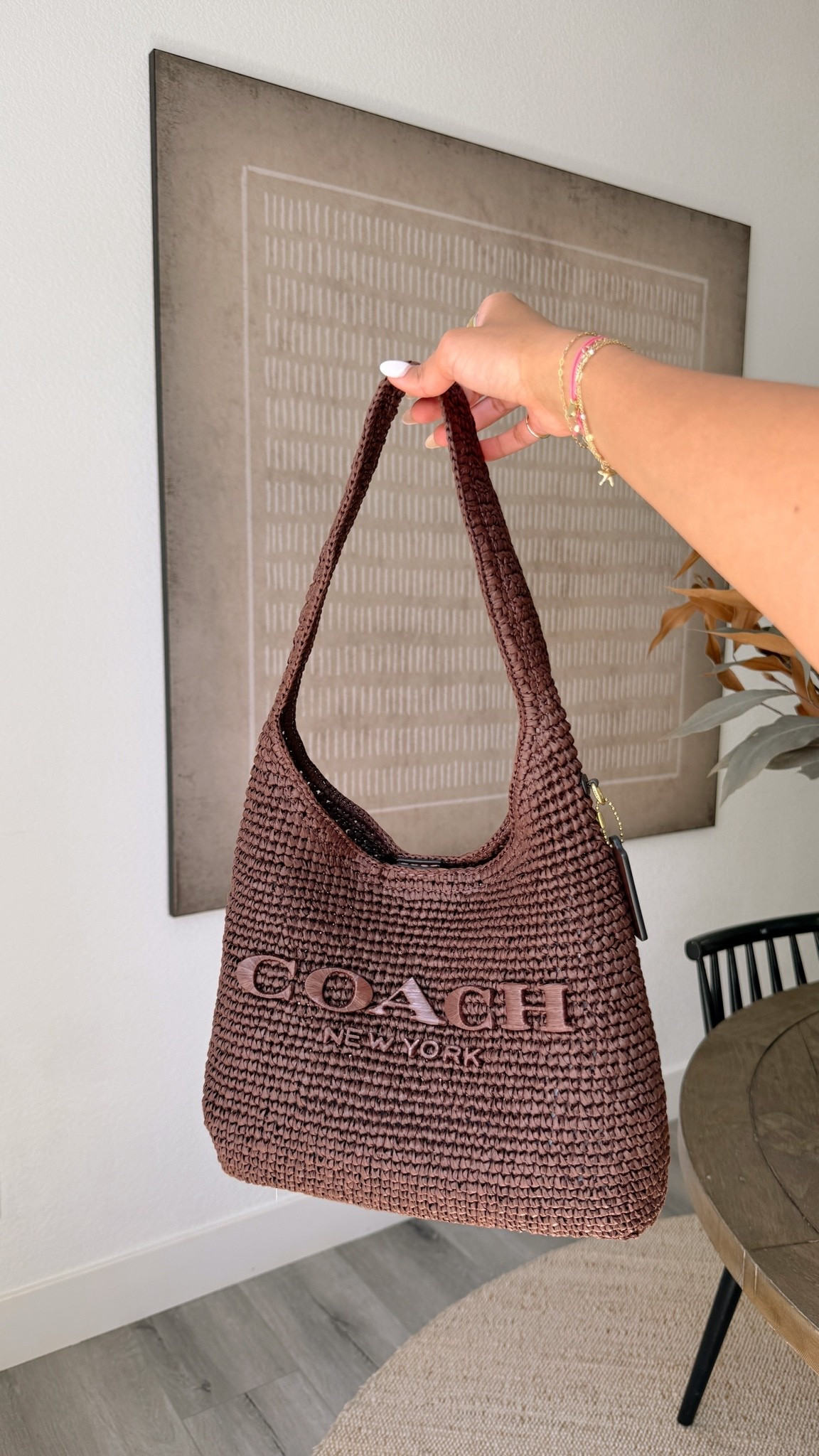 50% off this bag!!!! I’ve been wearing this EVERYDAY!🤎 def snag!! Such good quality too:)