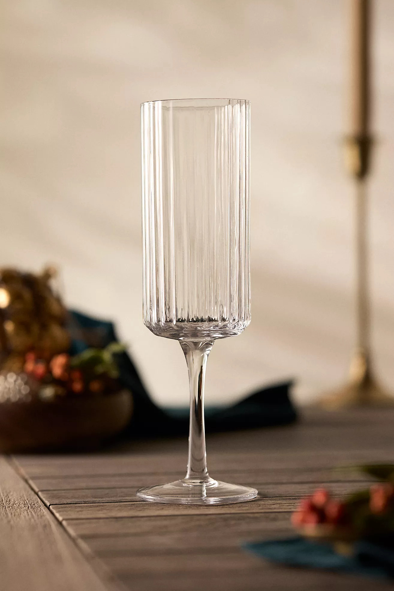 Gilded Ridge Sparkling Wine Flute | Anthropologie (US)