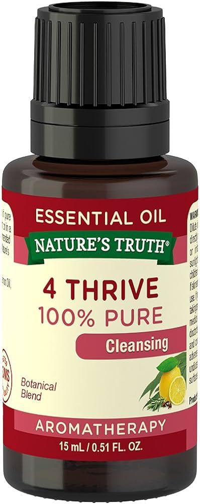 Nature's Truth Vitamins Essential Oil, 4 Thrive, 0.51 Fluid Ounce | Amazon (US)