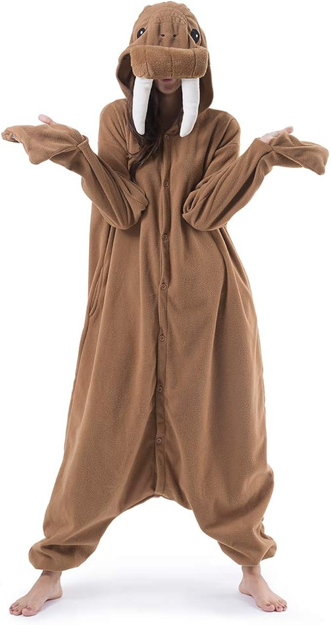 Beauty Shine Unisex Adult Cartoon Costume Halloween Christmas Sleepwear Jumpsuit Onesies Plush Co... | Amazon (US)