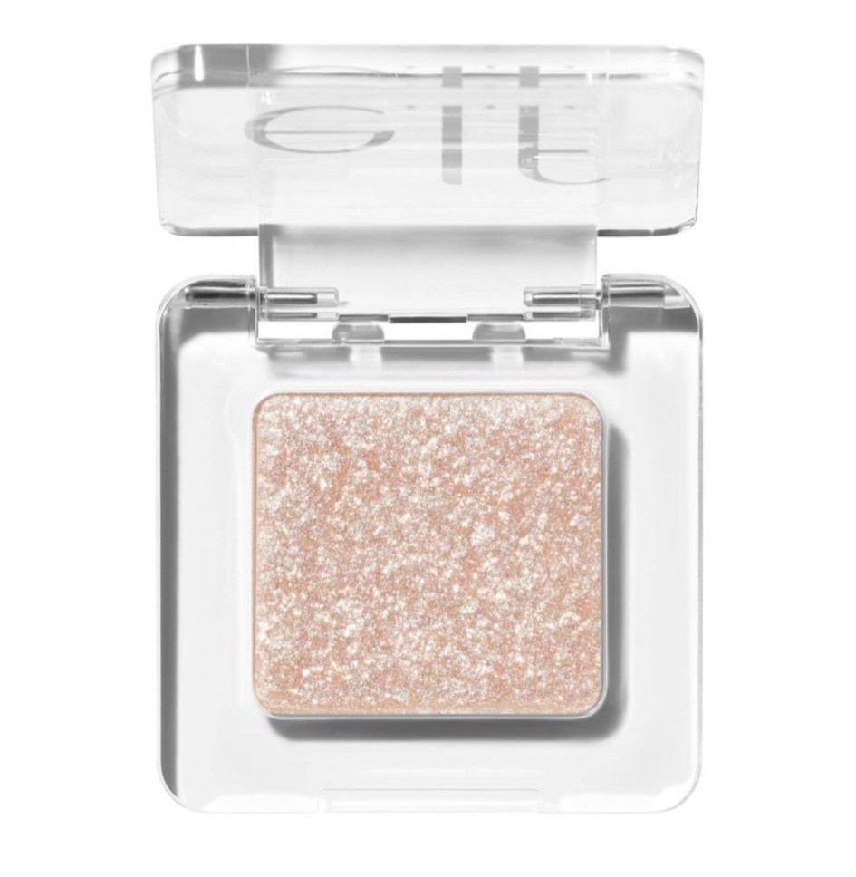 Elf Fine as Fleck glitter eye shadow in color white hot 

#LTKBeauty #LTKOver40