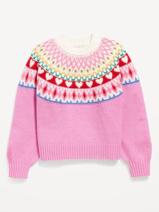 SoSoft Mock-Neck Pullover Sweater for Girls | Old Navy (US)
