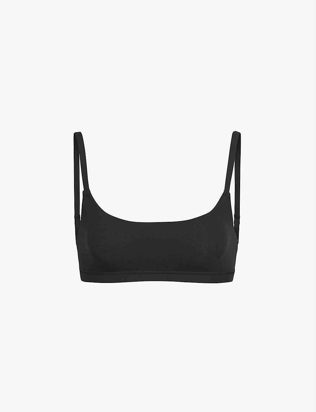 SKIMS Fits Everybody scooped stretch-woven bra | Selfridges