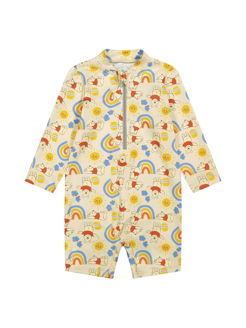 Character Baby Boy One- Piece Rash Guard Swimsuit, Sizes 0/3M- 24M | Walmart (US)