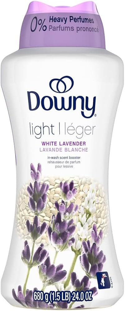 Downy Light Laundry Scent Booster Beads for Washer, White Lavender Scent, 13.4 oz, with No Heavy ... | Amazon (US)