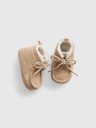 Baby Sherpa-Lined Booties | Gap (US)