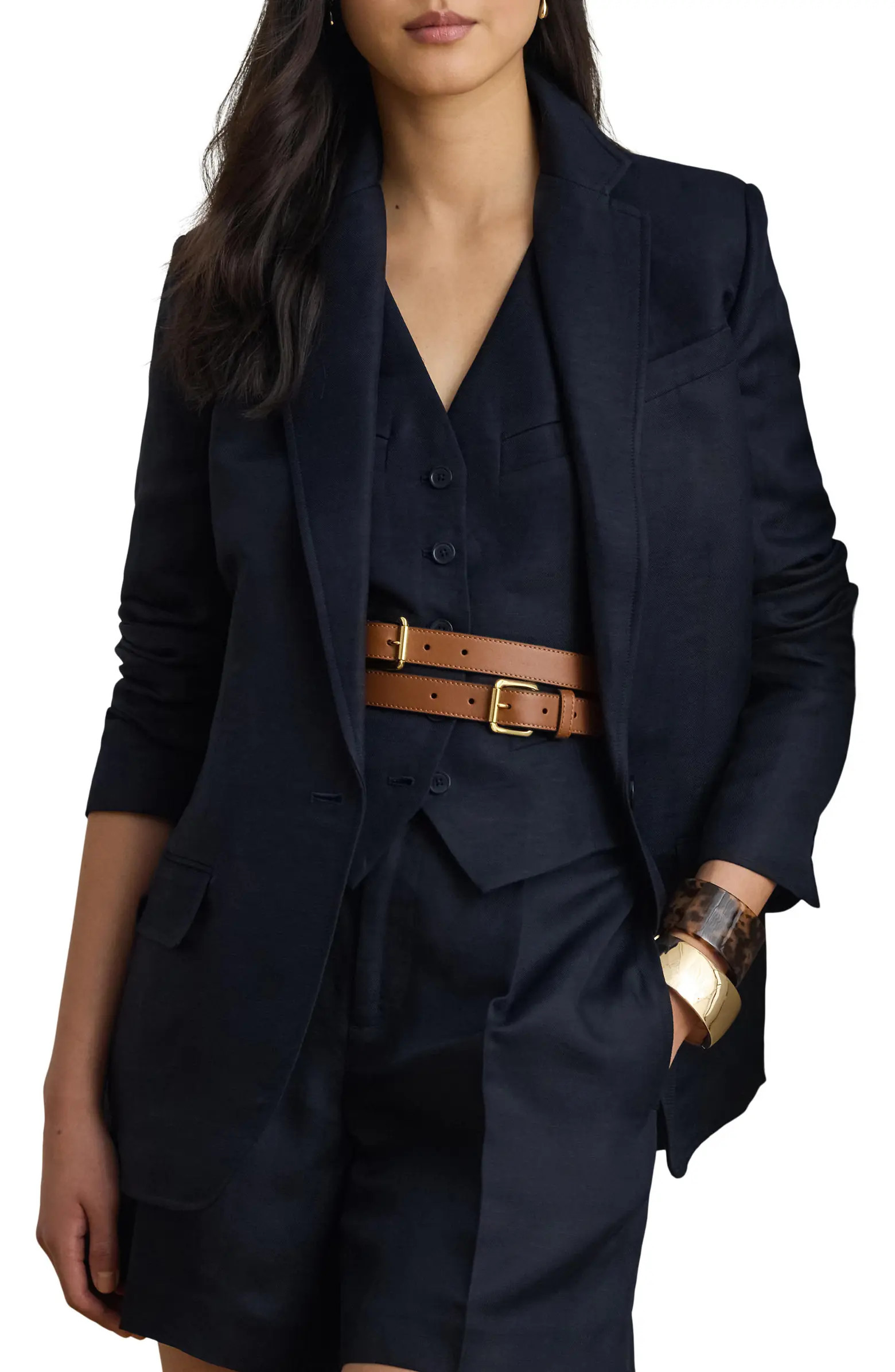 Linen Blend Blazer | Nordstrom