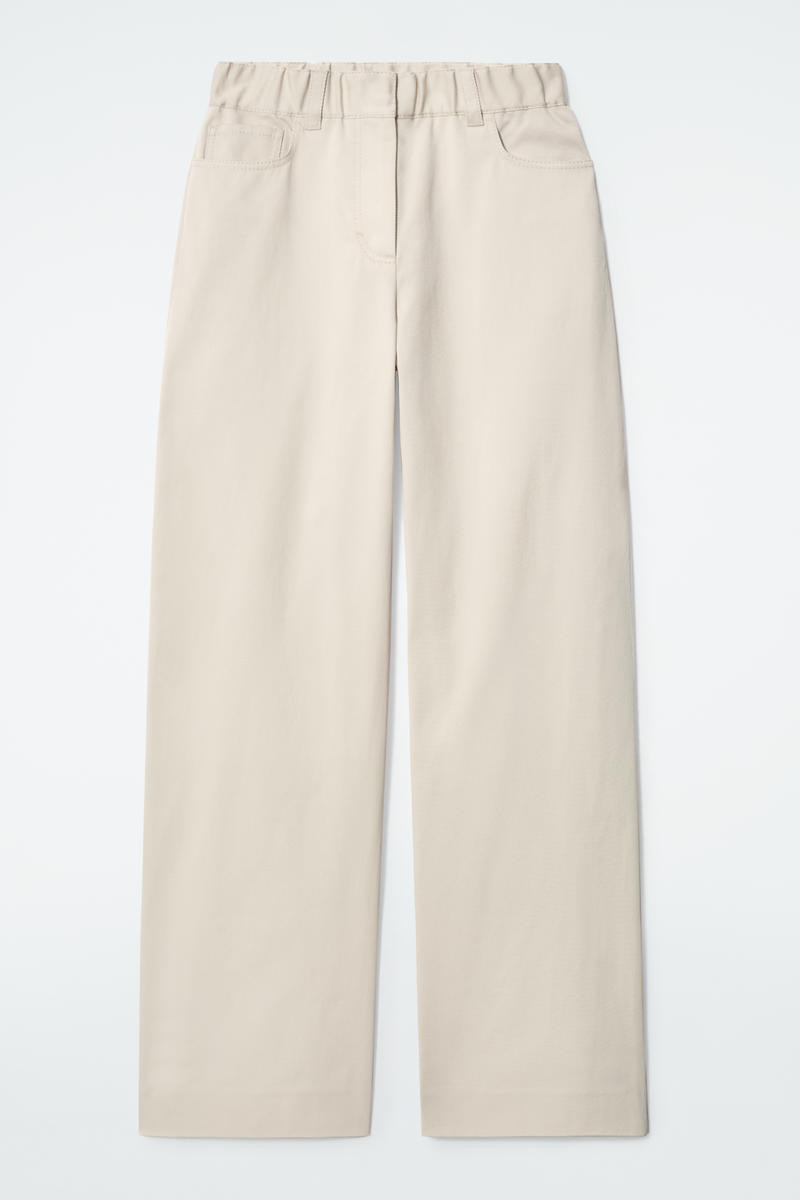 Wide-Leg Cotton Pants | COS (US)