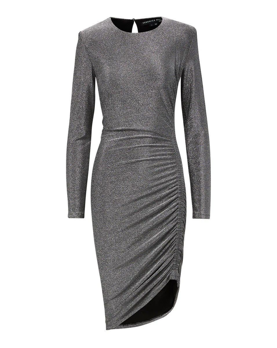 Cyrus Metallic Dress | Veronica Beard