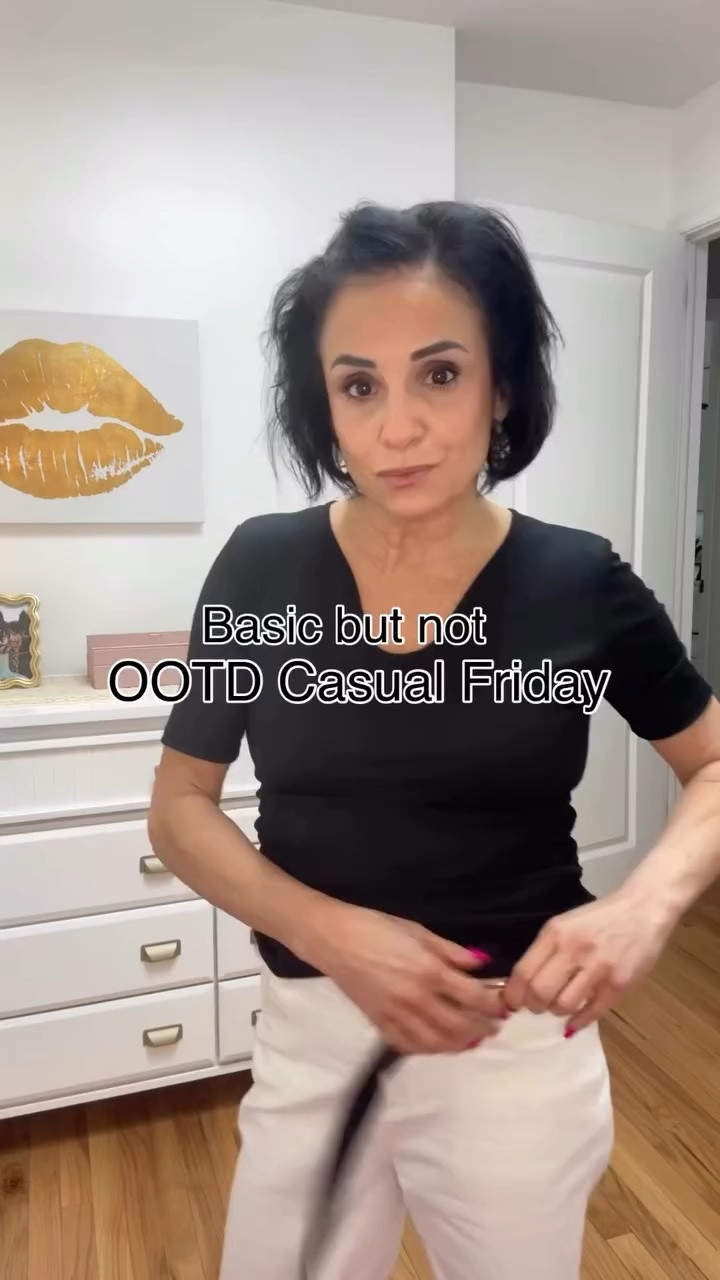 Casual Fridays are always fun for us still working.  It’s a chance to be comfortable, basic, but not!  White jeans are classic with a solid color top just works.  Add your accessories and 💥 BAM!  Work and then a casual dinner out!

Send me a “YES” if you love this casual look! 👀 

#whitejeans #blackandwhite #basic #friday #over50 @amazonfashion 
Earns commission

White jeans, basics, black-and-white, women, over 40, affordable, fashion, jeans, OOTD