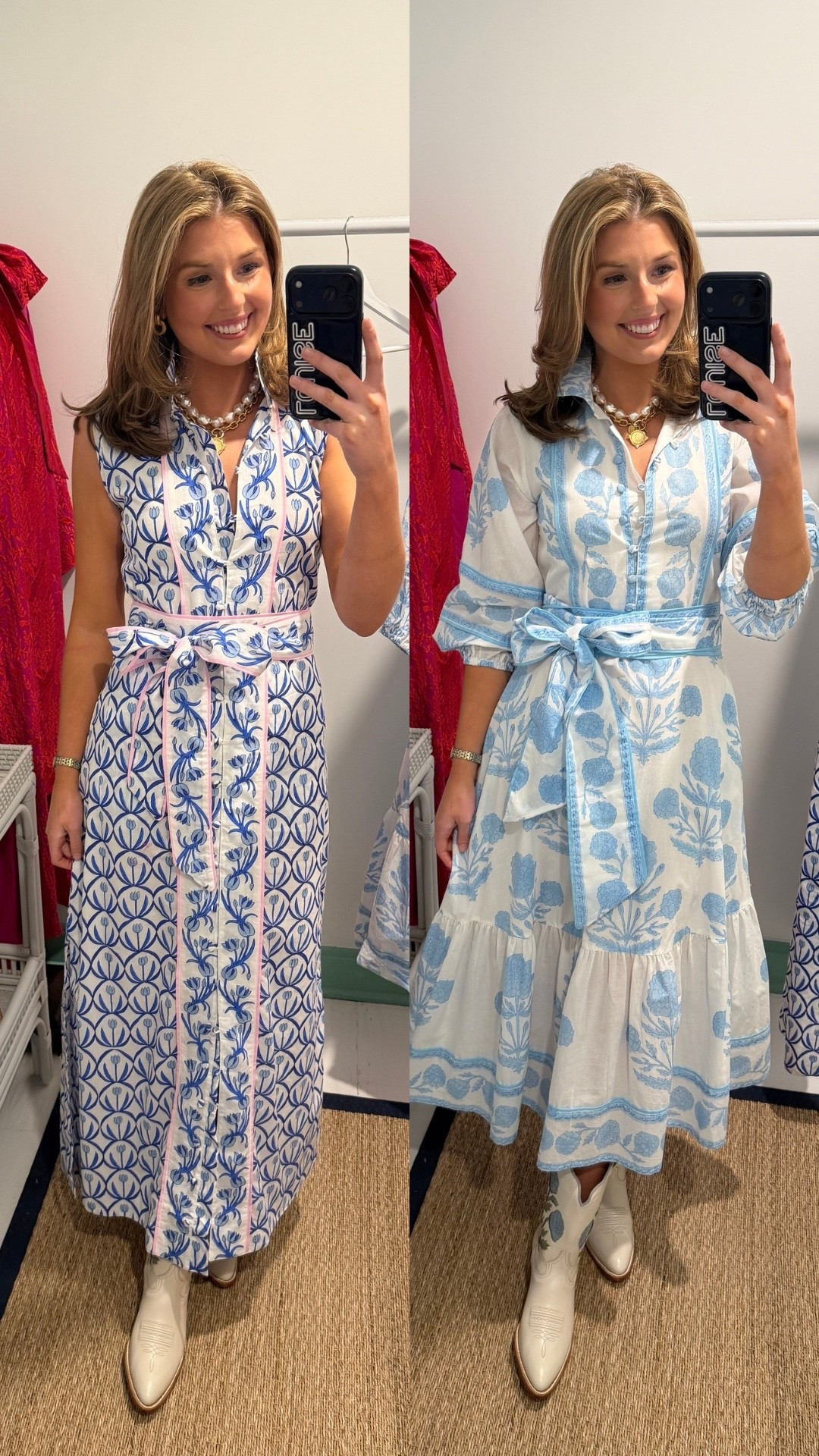 Fun evening last night with Sue Sartor and Petite Paloma! Love both of these dresses! Wearing an XS in both