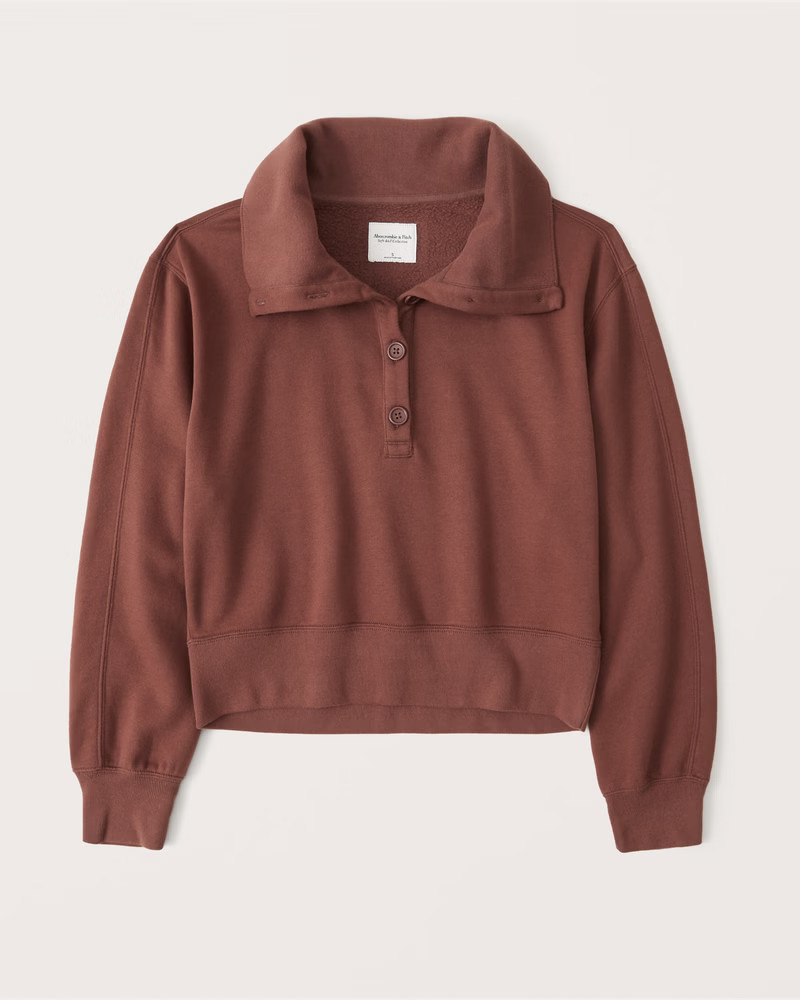 Drama Wedge Henley | Abercrombie & Fitch (US)