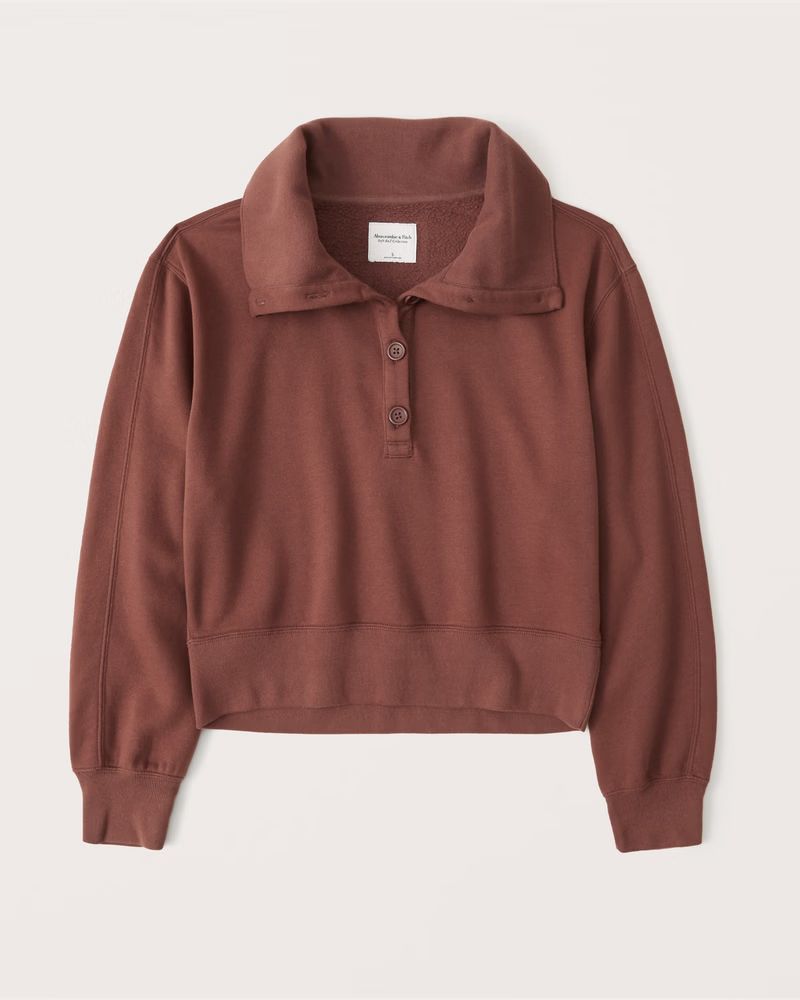 Drama Wedge Henley | Abercrombie & Fitch (US)