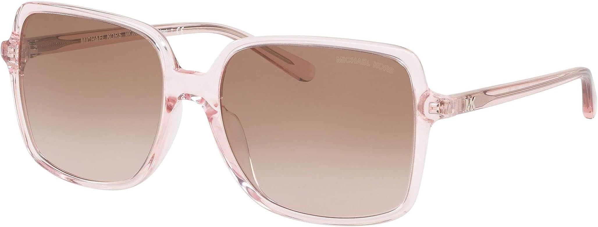 Michael Kors ISLE OF PALMS MK2098U Sunglasses 367813-56 -, Brown/Pink MK2098U-367813-56 | Amazon (US)